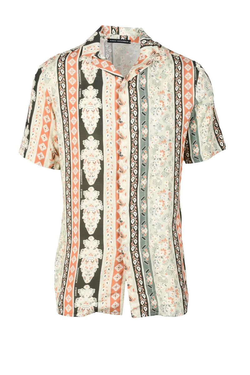 Daniele Alessandrini Camicia Stampata - Multicolore