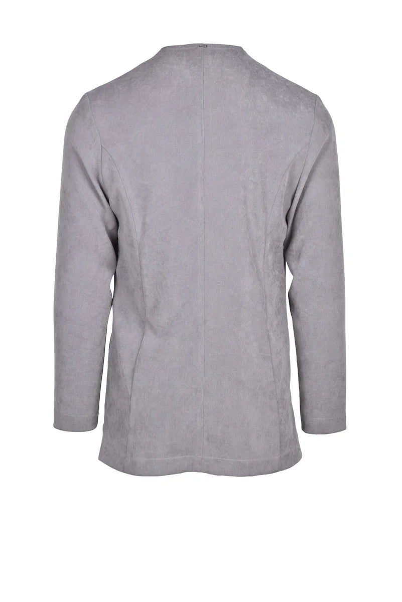 A.M.COUTURE Blazer Cotone Stretch - Grigio