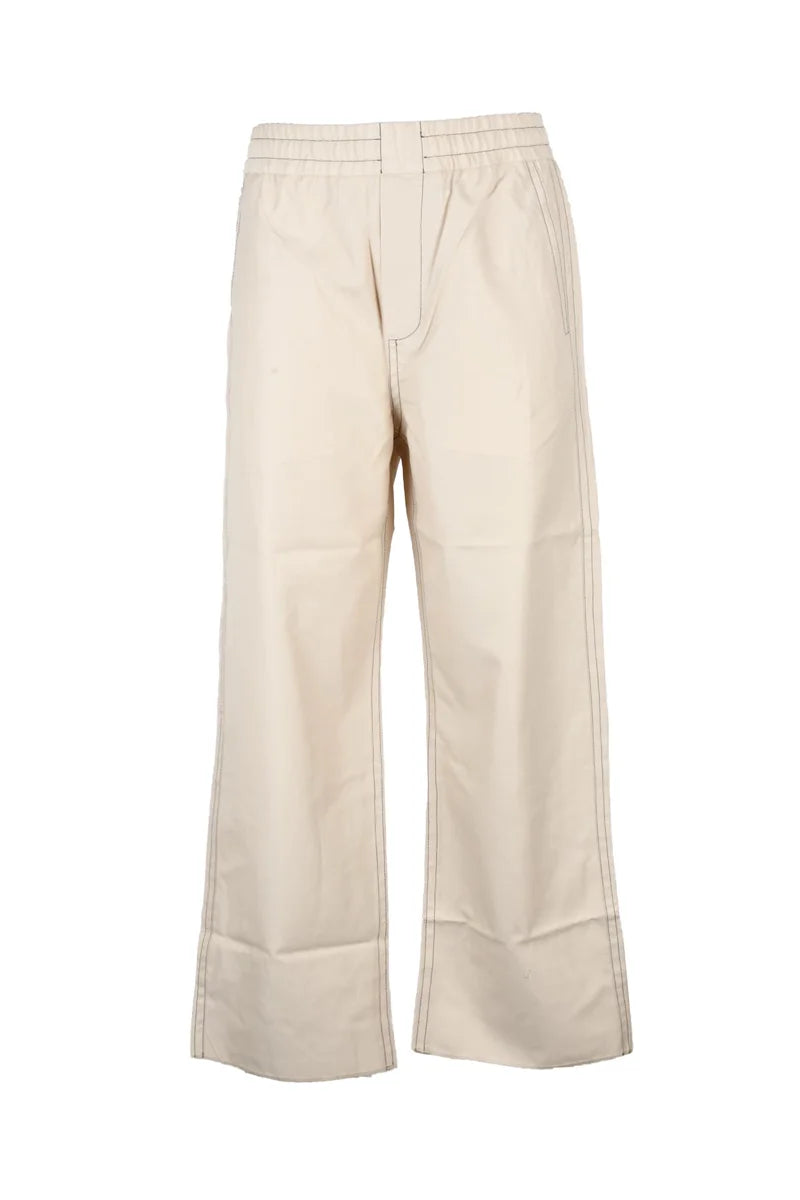Sunnei Pantaloni Poliestere Cotone - Beige
