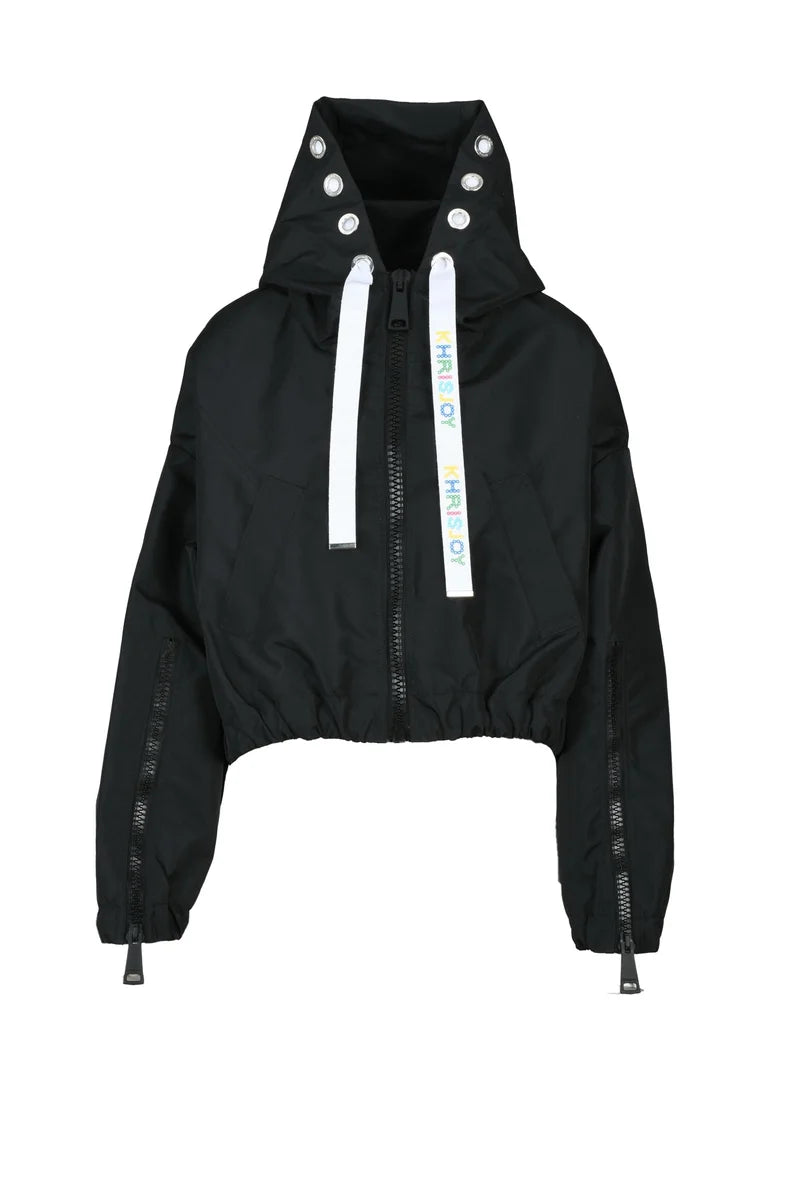 Khrisjoy Cappotto Crop New Khris - Nero
