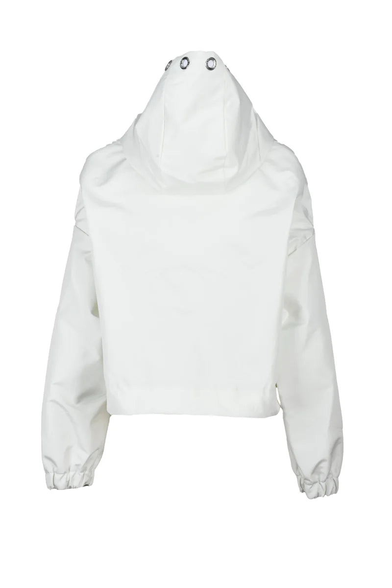 Khrisjoy Cappotto Crop Poliestere - Bianco