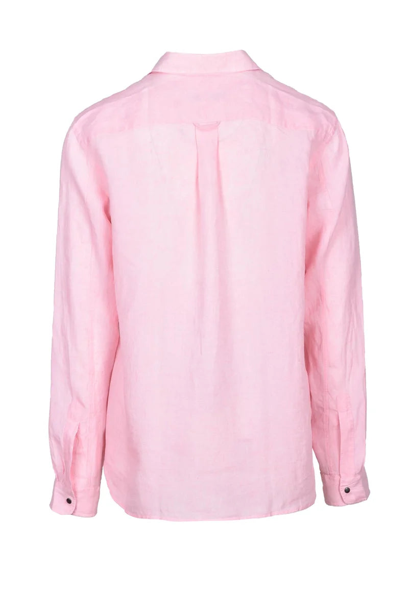 Baturo Camicia Lino - Rosa