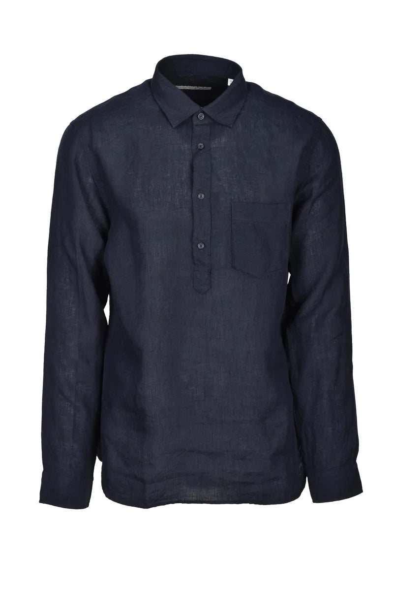 Baturo Camicia Lino - Nero