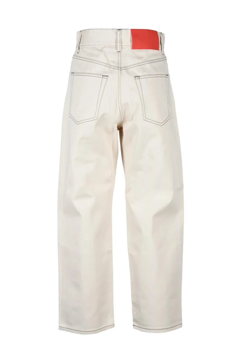 Sunnei Jeans Cotone - Beige