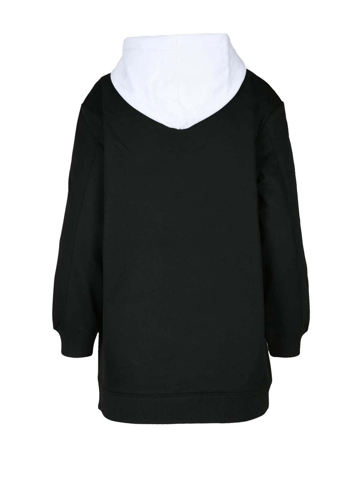 Calvin Klein Jeans Abito Felpa Donna - Nero/Bianco