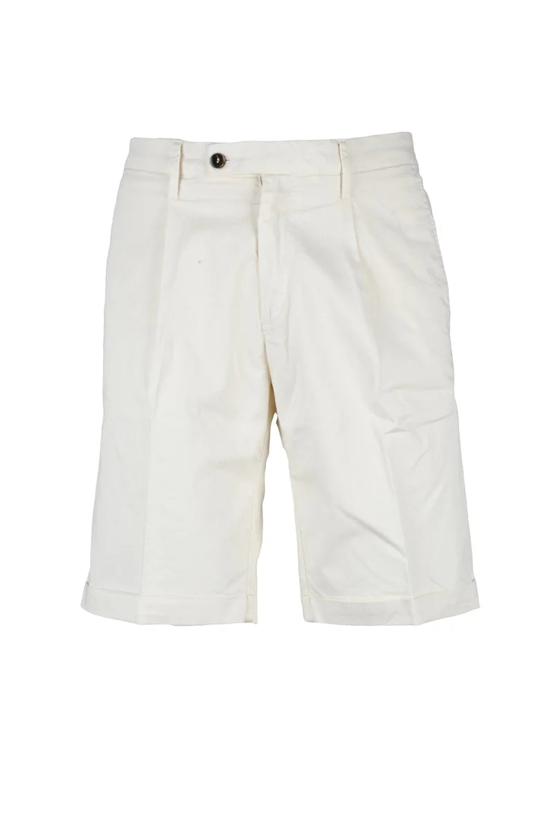 Bro Ship Bermuda Lino Stretch - Bianco