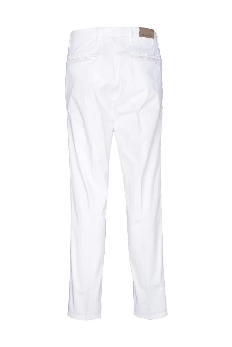 Michael Coal Pantalone Bianco