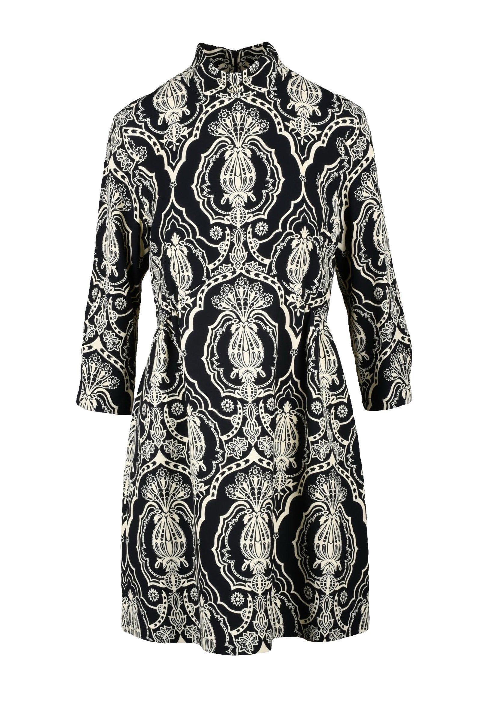 La Double J. Abito Corto Viscosa - Nero/Beige