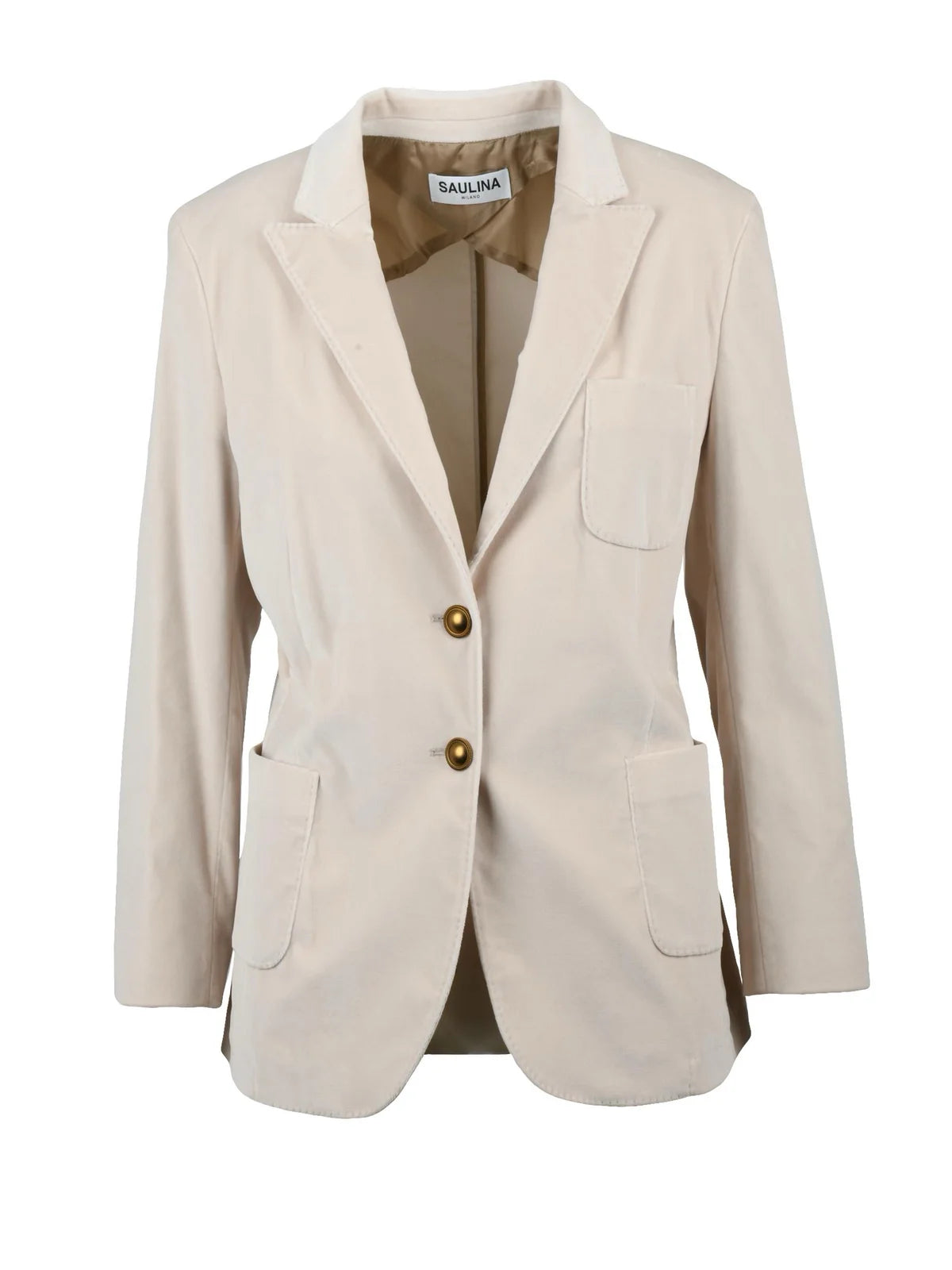 Saulina Giacca Velluto - Beige