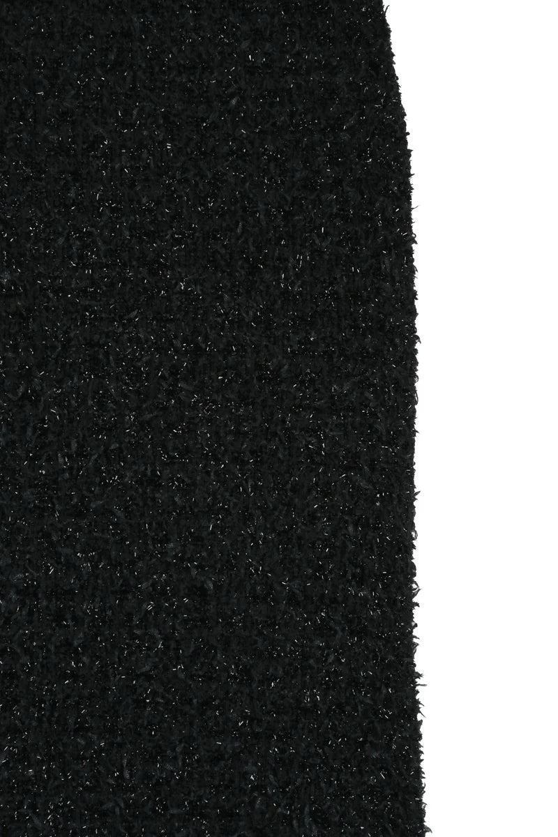 Balenciaga Gonna Bouclé - Nero