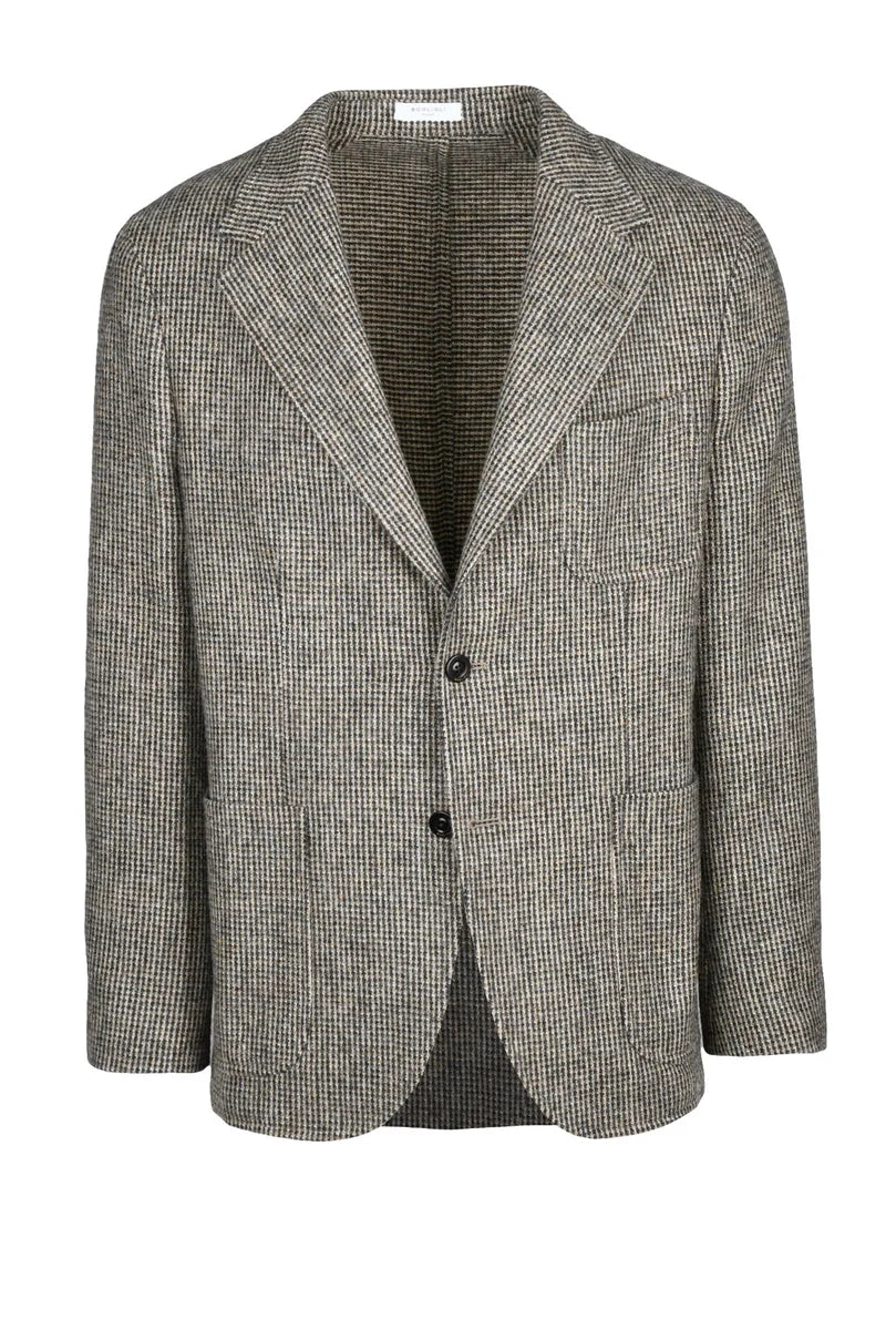 Boglioli Giacca Lana - Nero/Beige