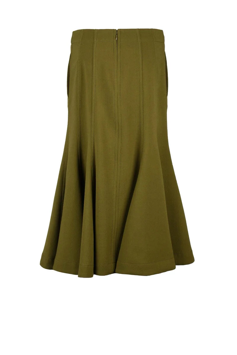 Bottega Veneta Gonna Lunga Sirena - Verde