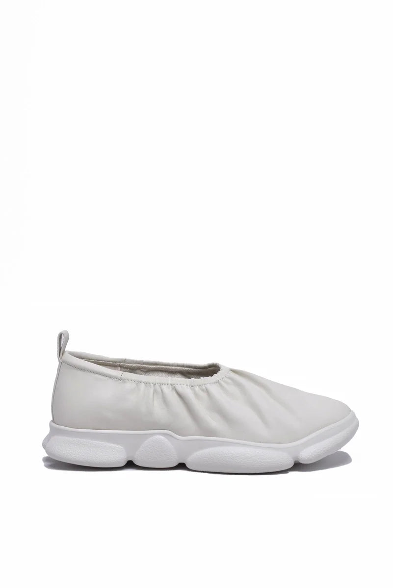 Camper Scarpe Karst Slip On Pelle - Bianco