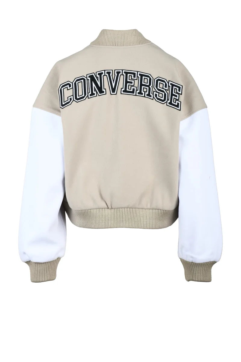 Converse Giubbotto College Poliestere/Viscosa - Beige