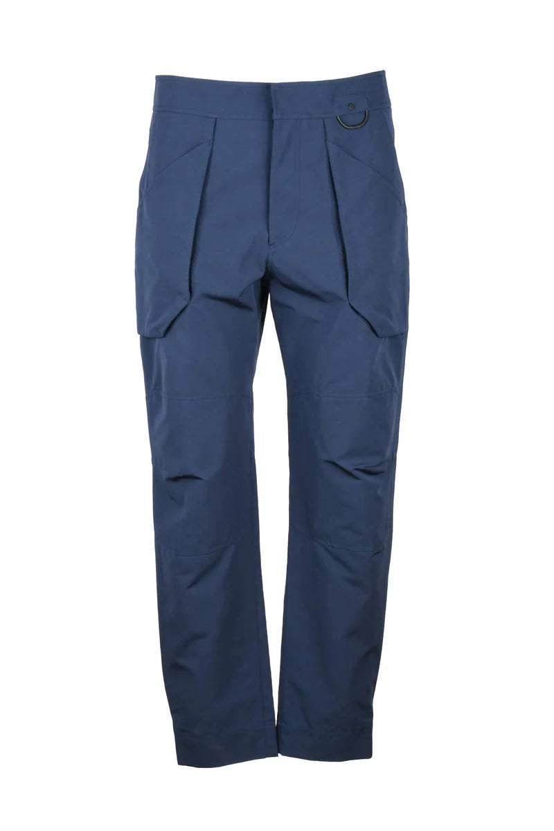 Dior Pantaloni Cargo Poliammide PVC - Blu