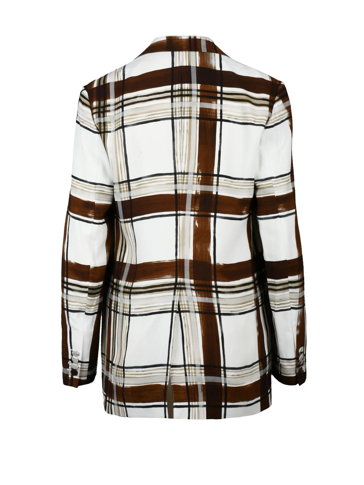 Dries Van Noten Blazer Lungo - Bianco/Marrone