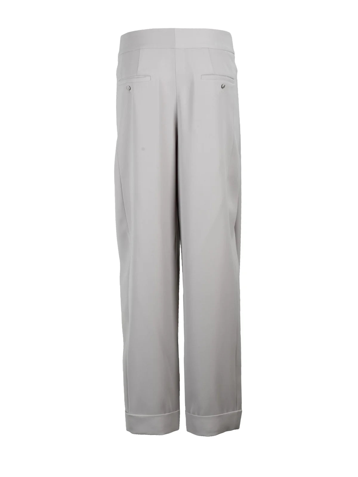 Emporio Armani Pantaloni Vita Alta Pinces - Beige