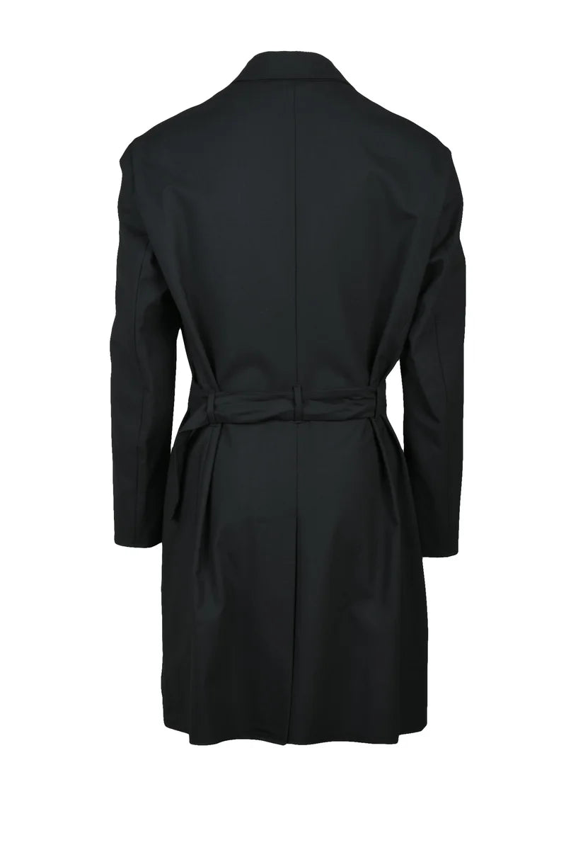 Emporio Armani Spolverino Lana/Elastan - Nero