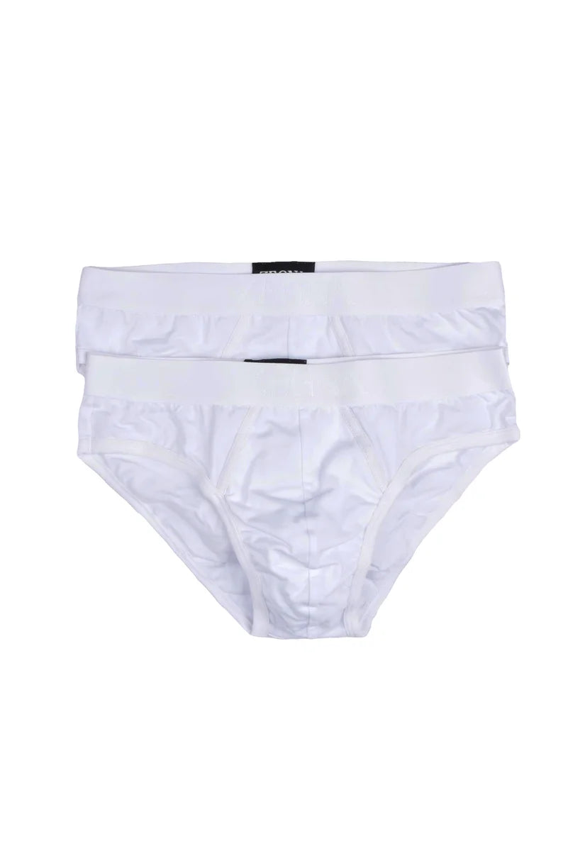 Zegna Set Slip 2 Pz Cotone Stretch - Bianco