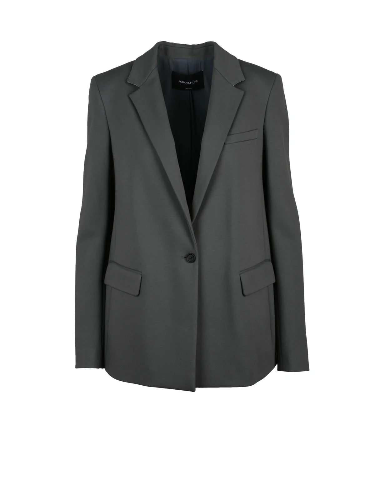 Fabiana Filippi Blazer Lungo - Grigio