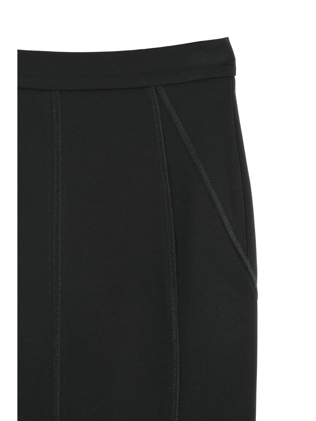 Grifoni Tube Midi Skirt - Black