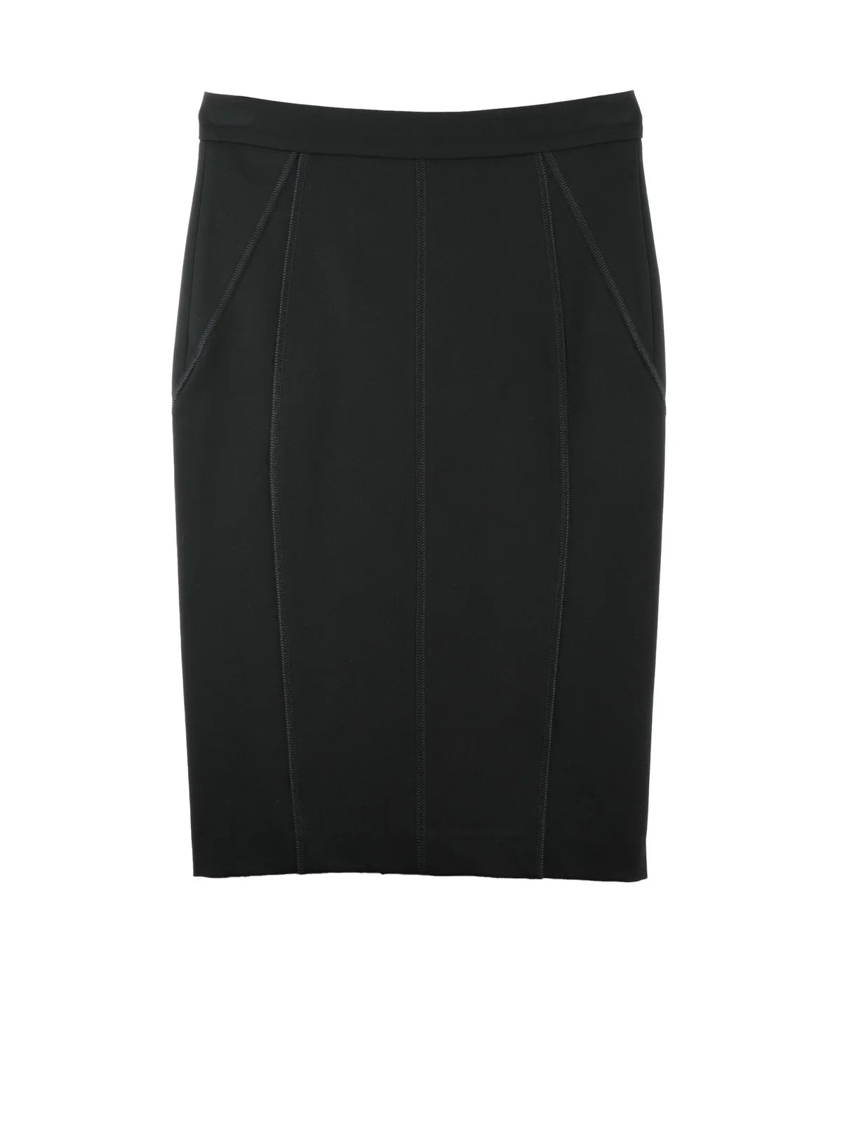 Grifoni Tube Midi Skirt - Black