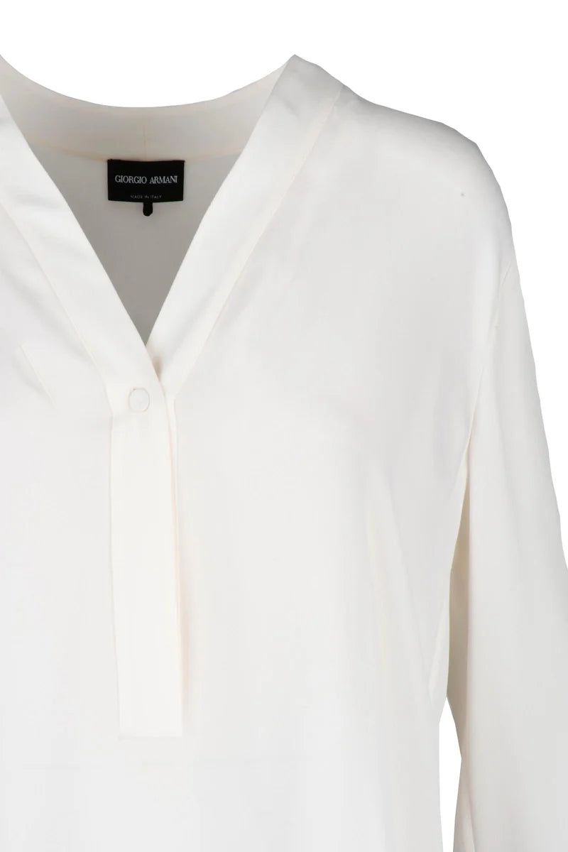 Giorgio Armani Blusa Seta - Bianco