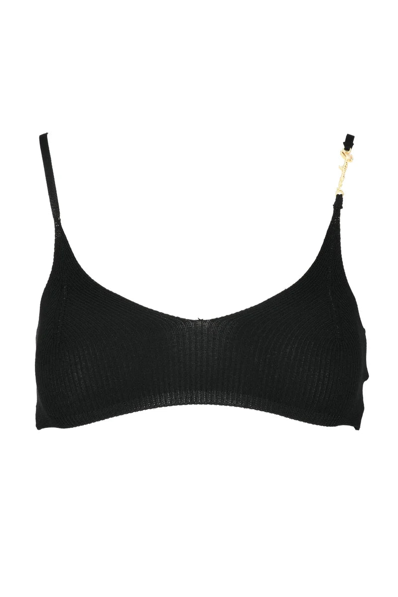 Jacquemus Top in Viscosa - Nero