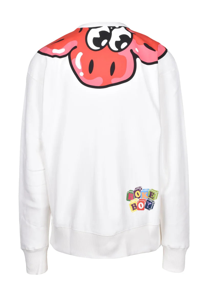 Kenzo Paris Felpa Cotone - Bianco