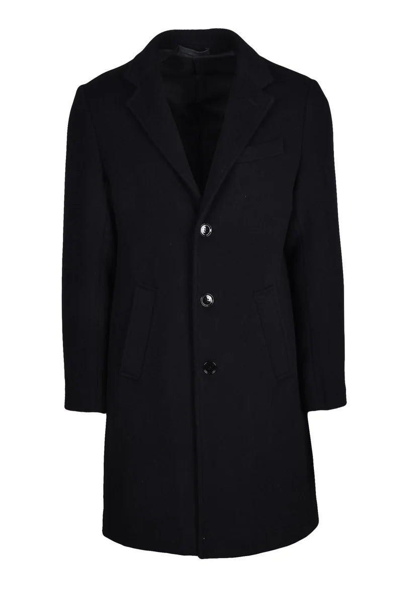 Liu Jo Wool Polyamide Coat - Black