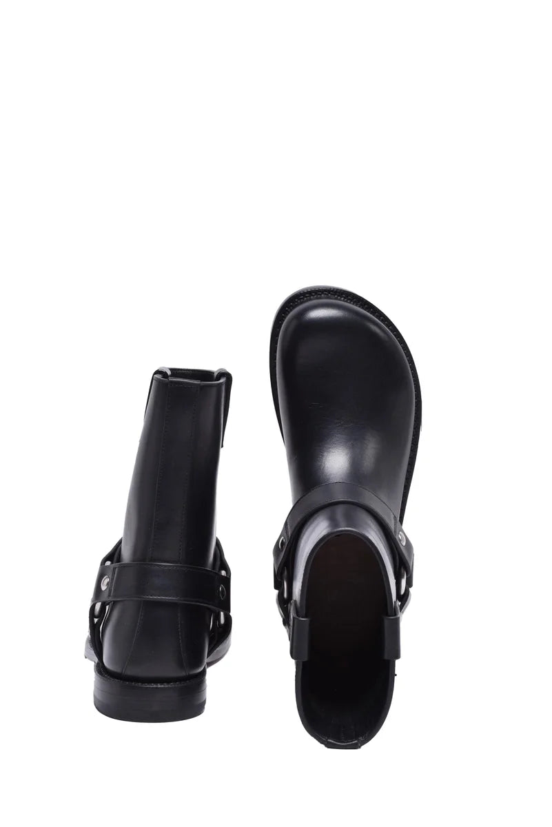 Loewe Stivaletto Biker Pelle - Nero