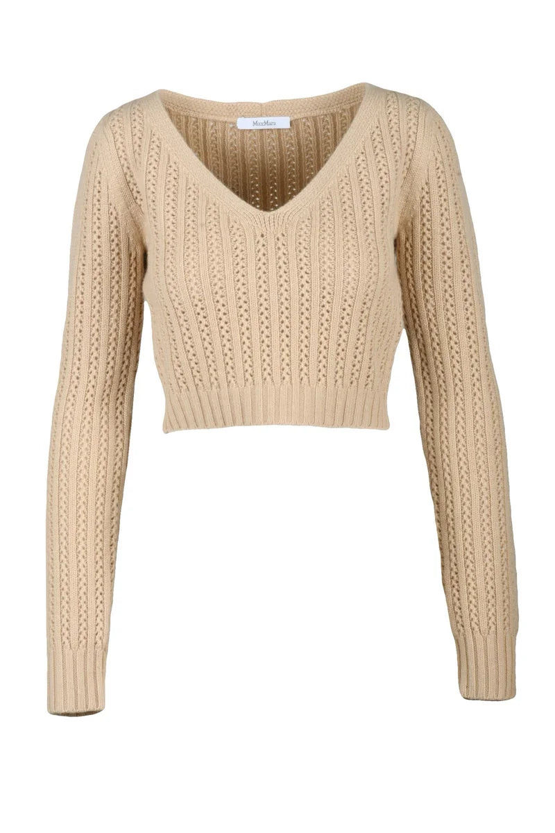 Max Mara Maglione Ifrem Corto - Beige