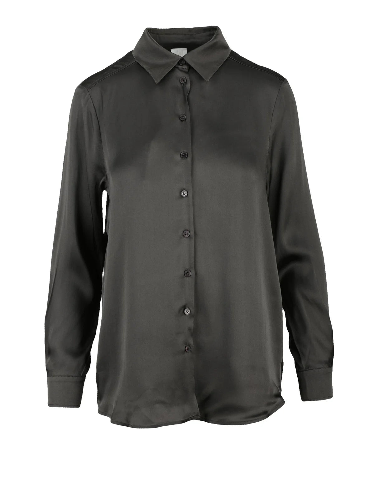 Marella Monochrome Camicia in Acetato e Seta - Marrone