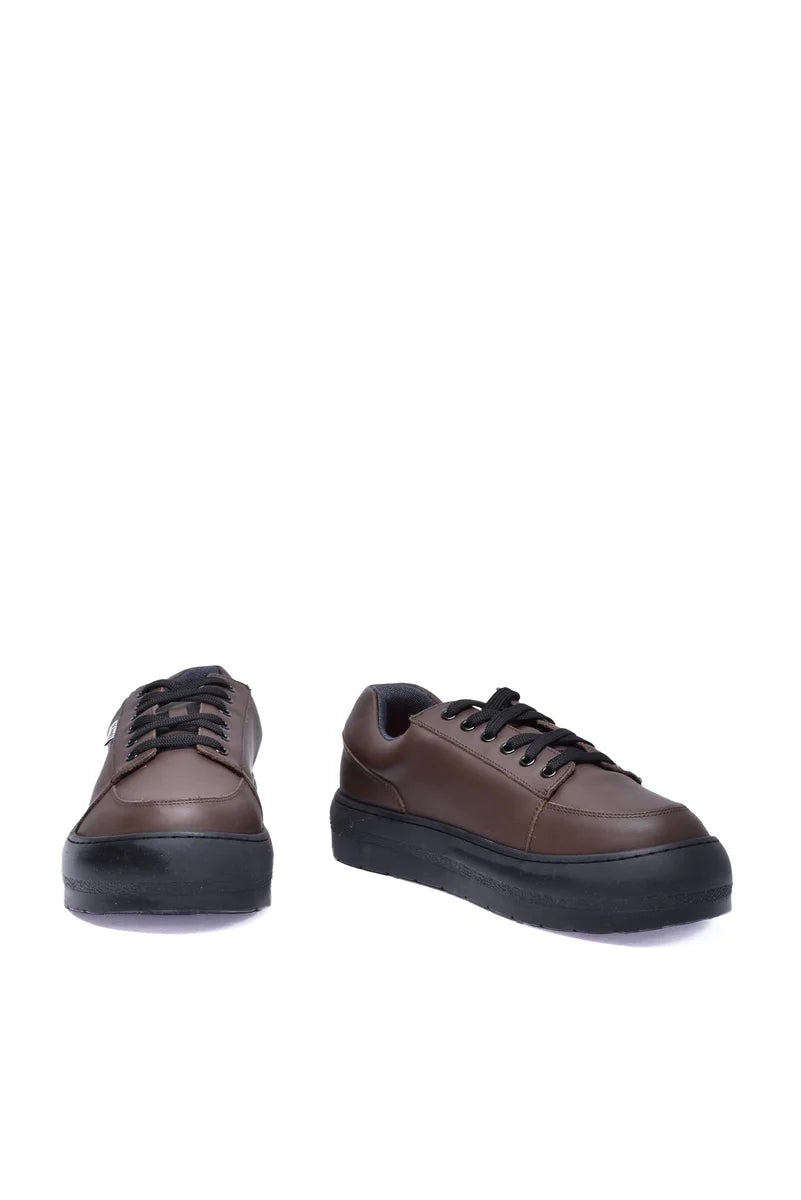 Sunnei Sneakers Pelle - Marrone/Nero
