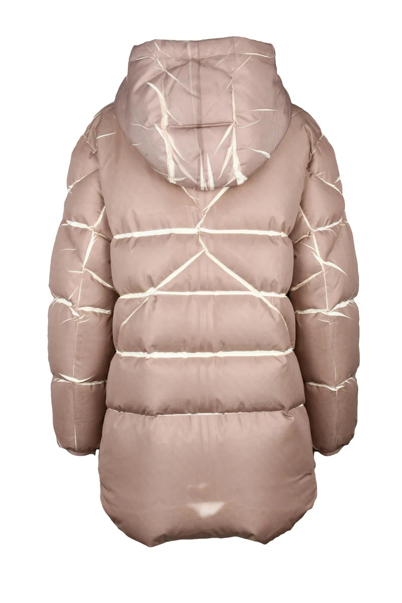 Plus Piumino Patty con Zip - Beige