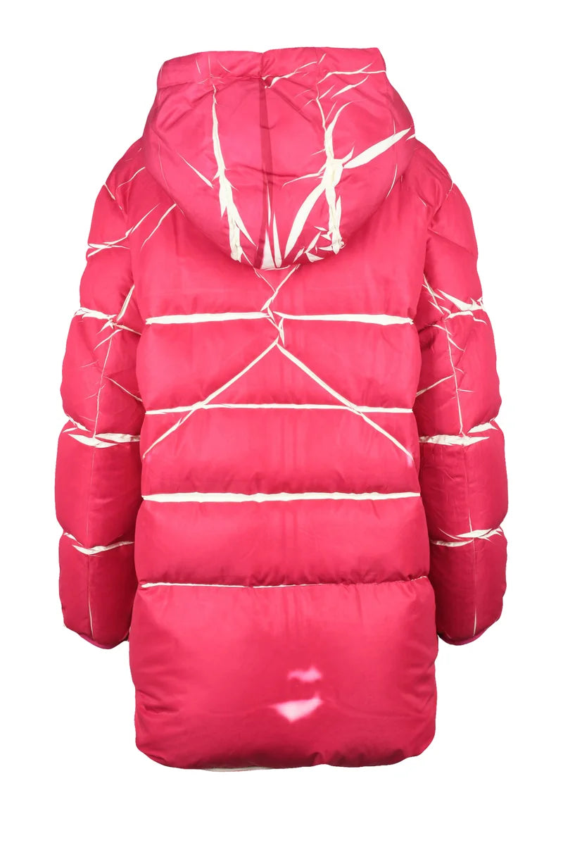 Plus Piumino con Zip - Fucsia