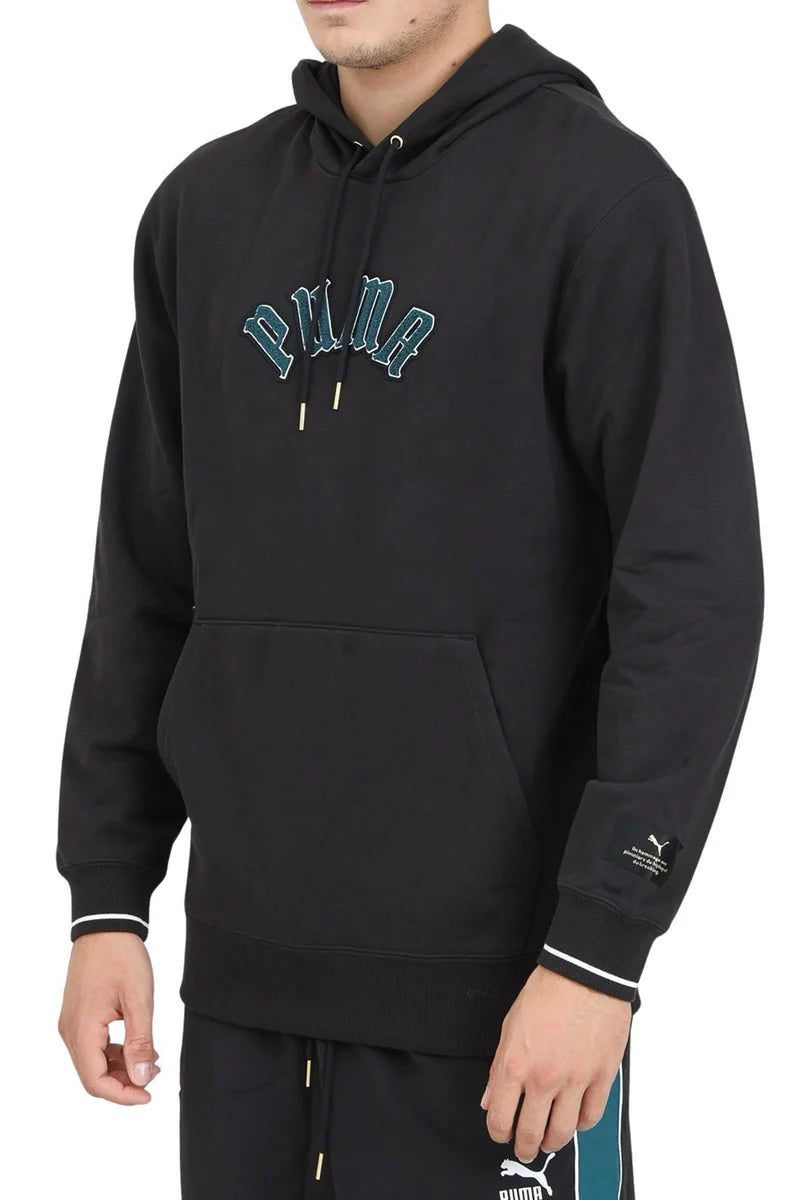 Puma Felpa con Cappuccio - Nero