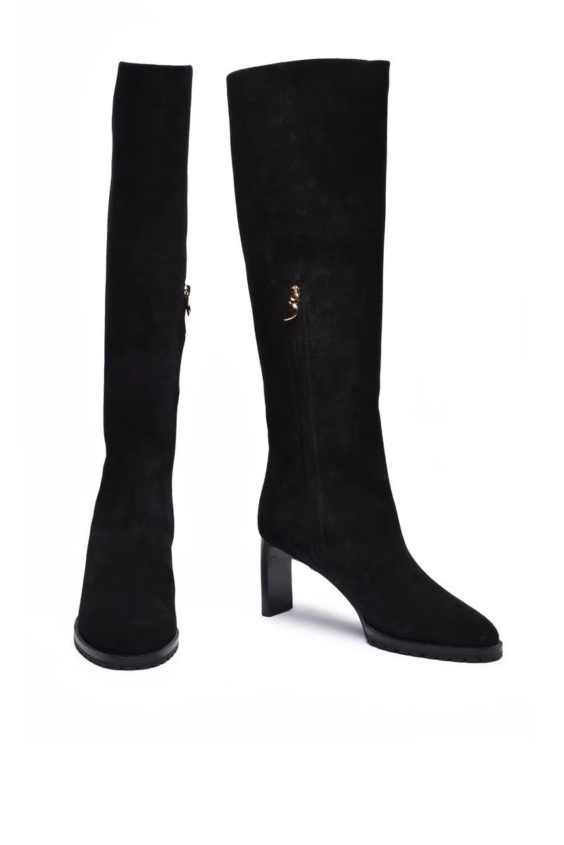 Skorpios Stivali Donna Suede - Nero