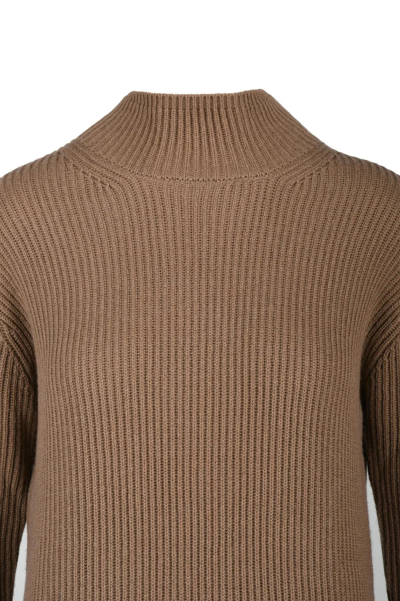 's Max Mara Abito Lungo in Lana e Cashmere - Marrone