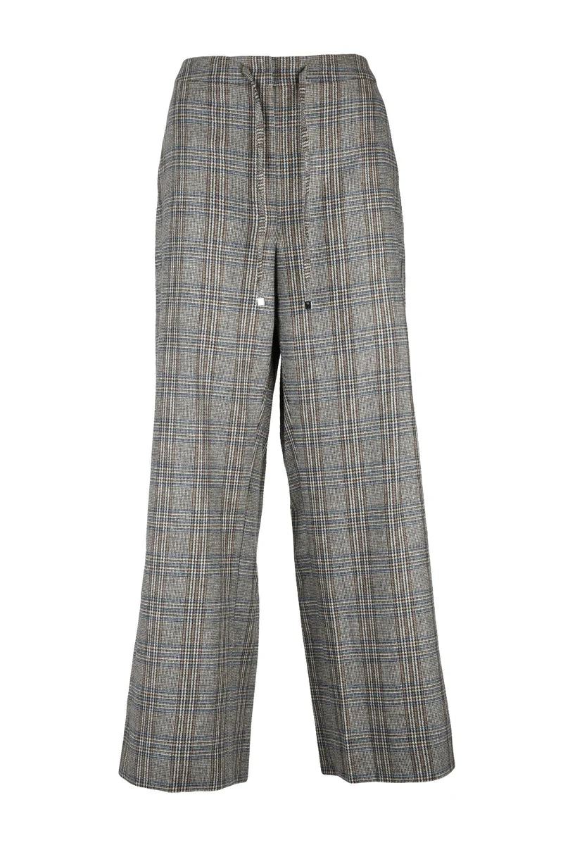 's Max Mara Pantaloni Larghi in Lana e Cashmere - Beige/Brown