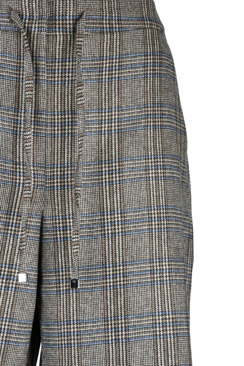 's Max Mara Pantaloni Larghi in Lana e Cashmere - Beige/Brown