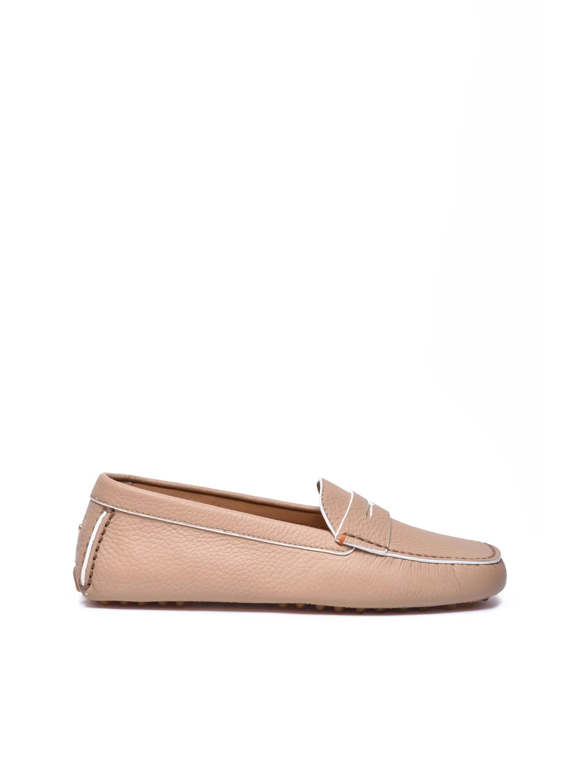 Santoni Mocassino Martellato - Beige