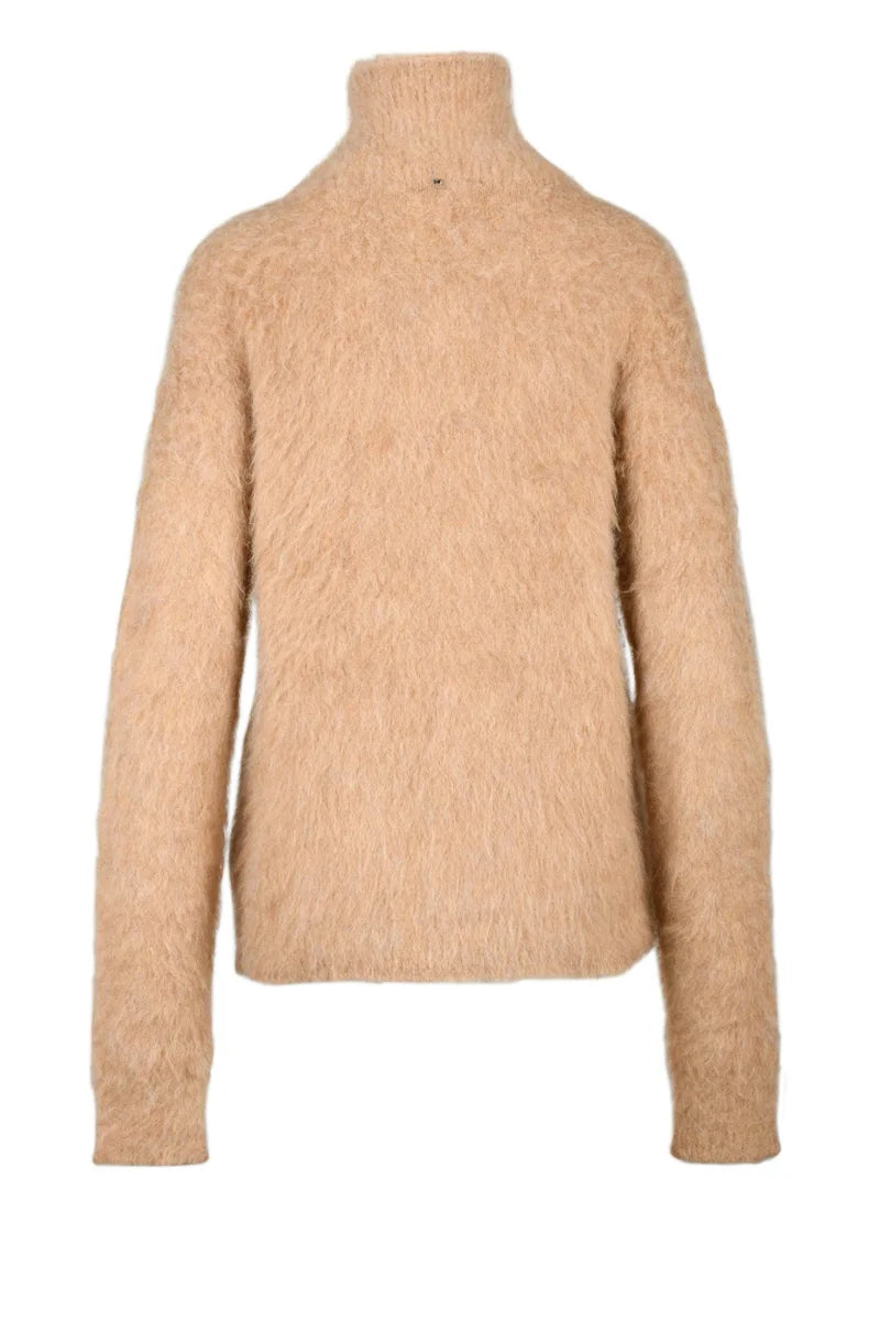 Sportmax Maglione Elgar Collo Alto - Beige