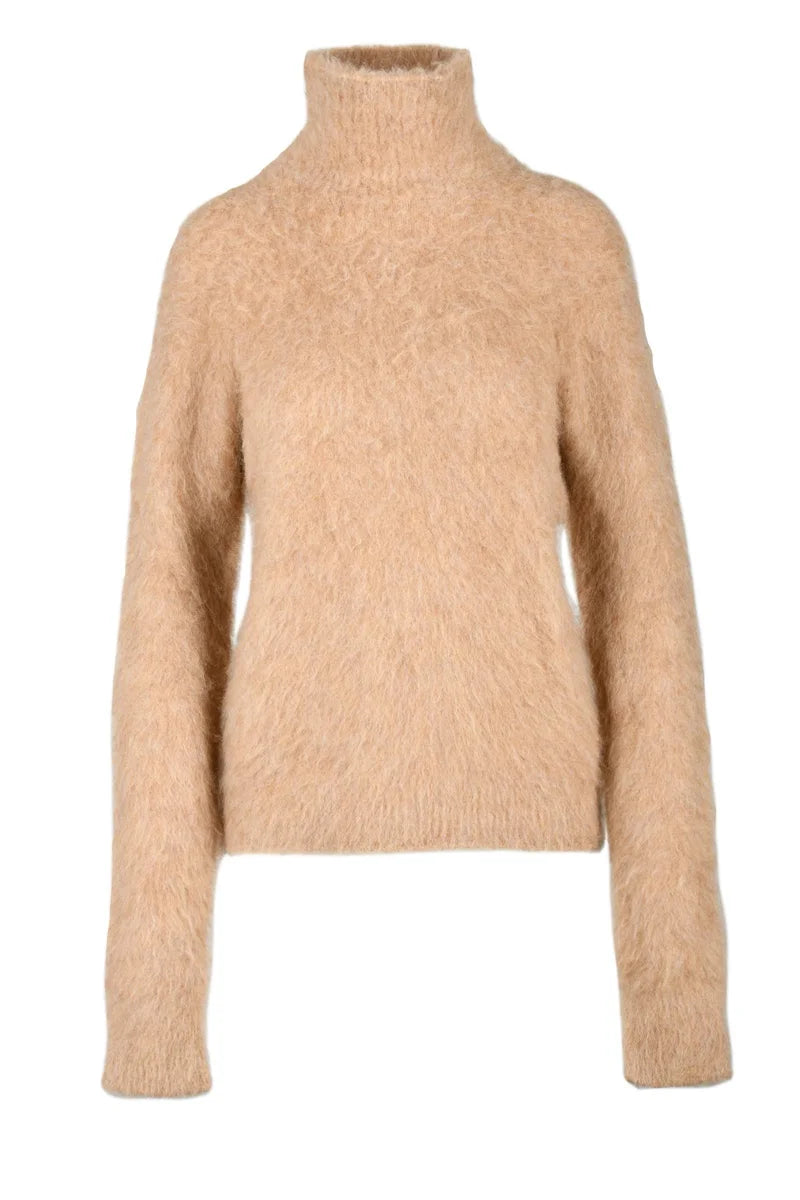 Sportmax Maglione Elgar Collo Alto - Beige