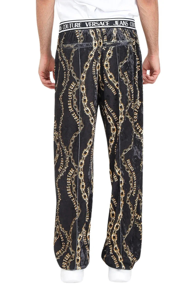 Versace Jeans Couture Stretch Trousers - Black/Yellow