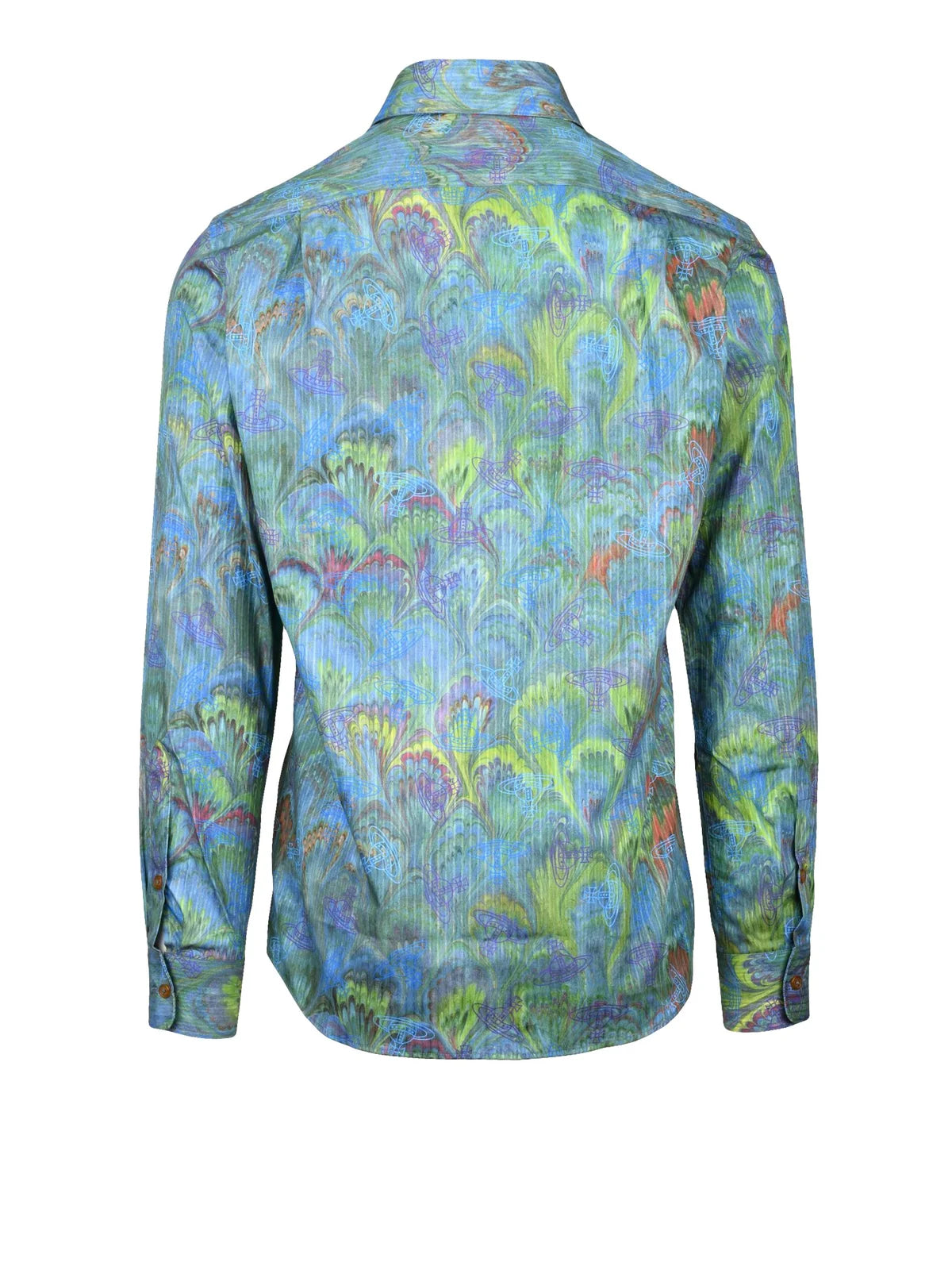 Vivienne Westwood Camicia Botton Down - Verde/Blu