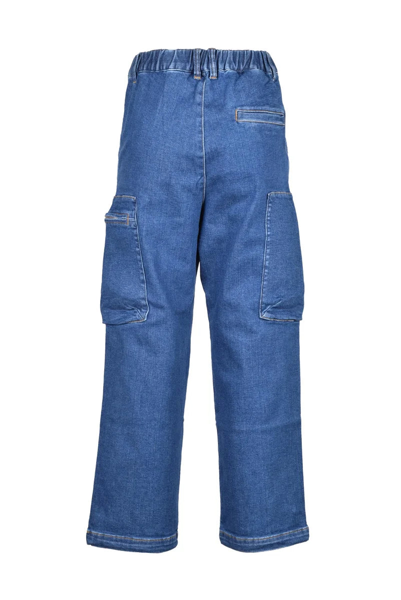 Zucca Jeans Cargo - Blu