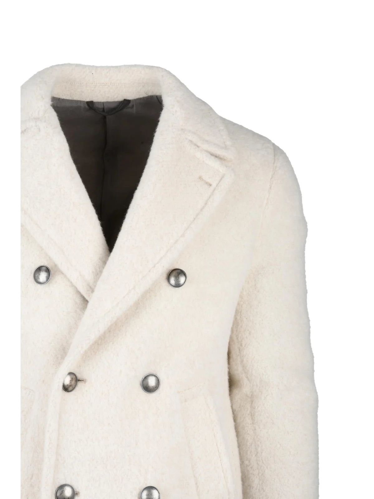 Luigi Bianchi Giaccone Lana Doppiopetto - Beige