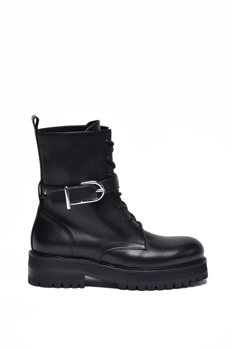 Dondup Leather Amphibian - Black