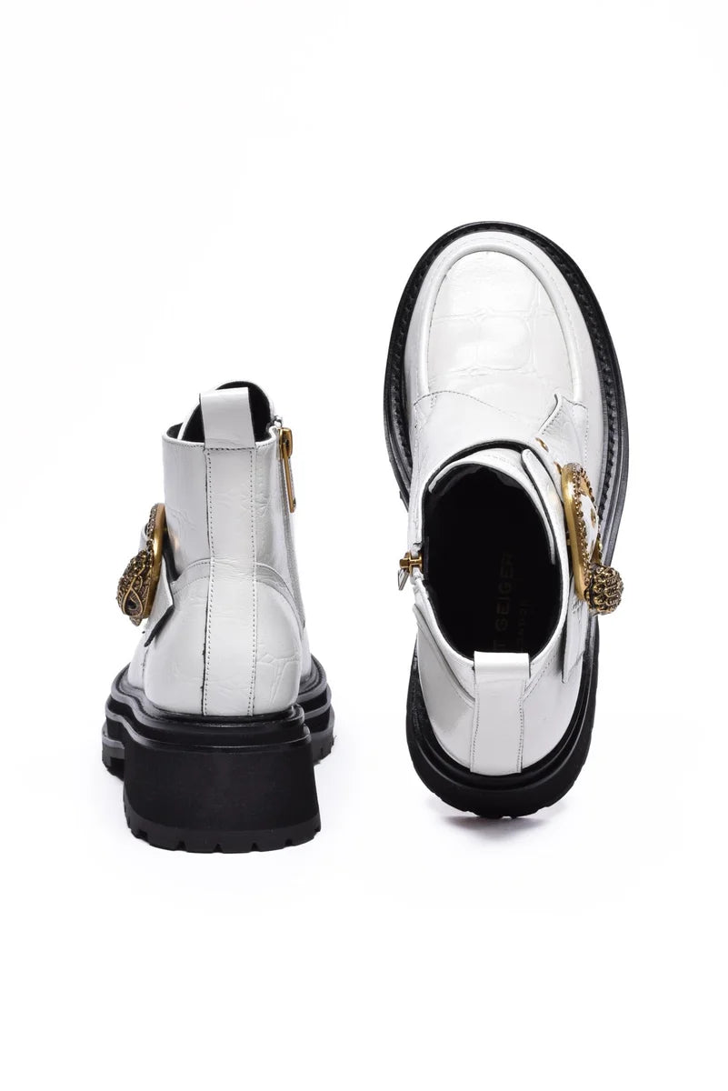 Kurt Geiger Stivaletto Vernice - Bianco